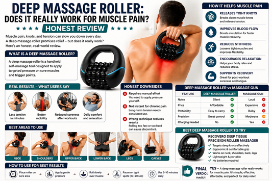 💪 Deep Massage Roller: Does It Really Work for Muscle Pain? (Honest Review)