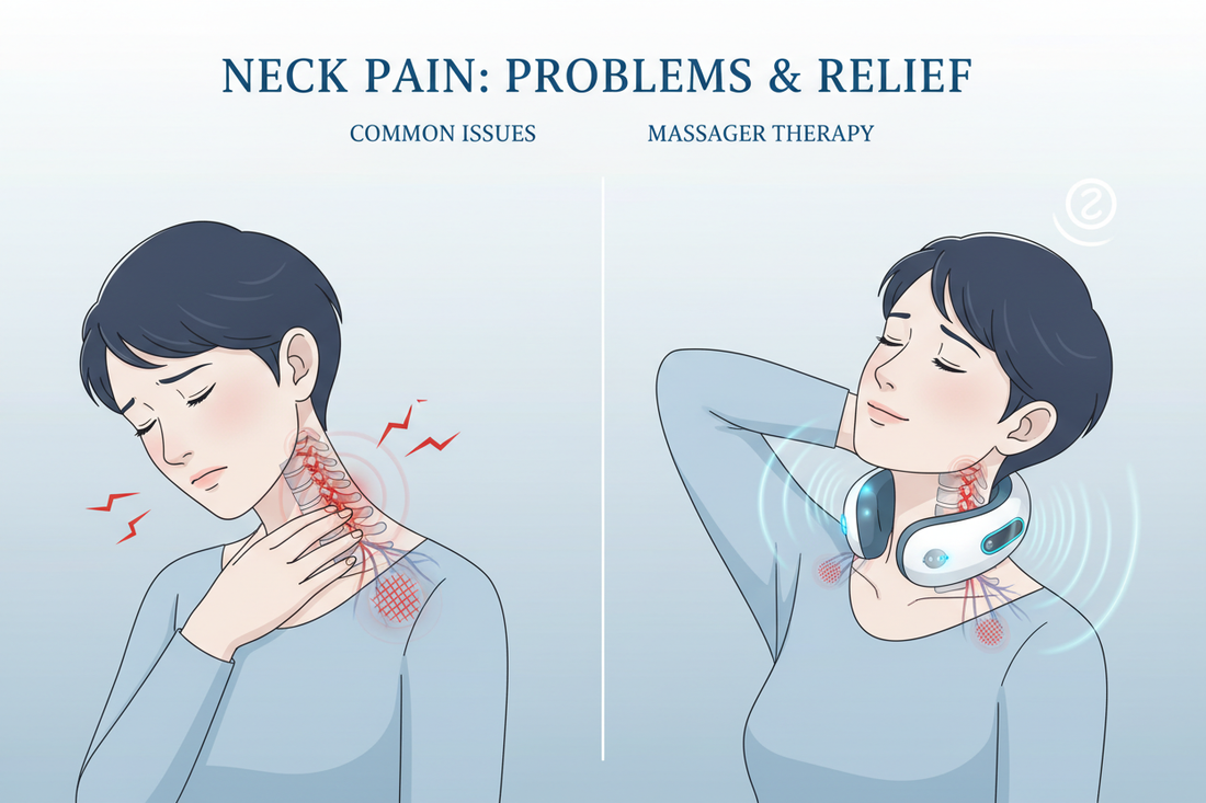 Most Common Neck Pain Problems and How a Neck Massager Helps