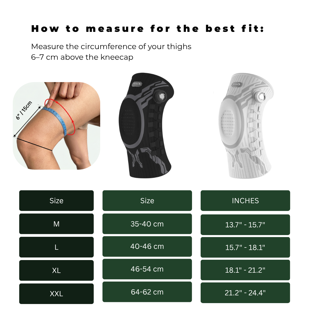 Recovero Pro-Athletic Knee Compression Sleeves — Pair