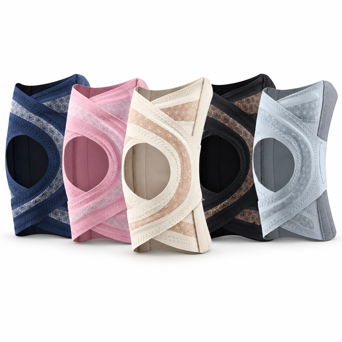 Five knee brace colors